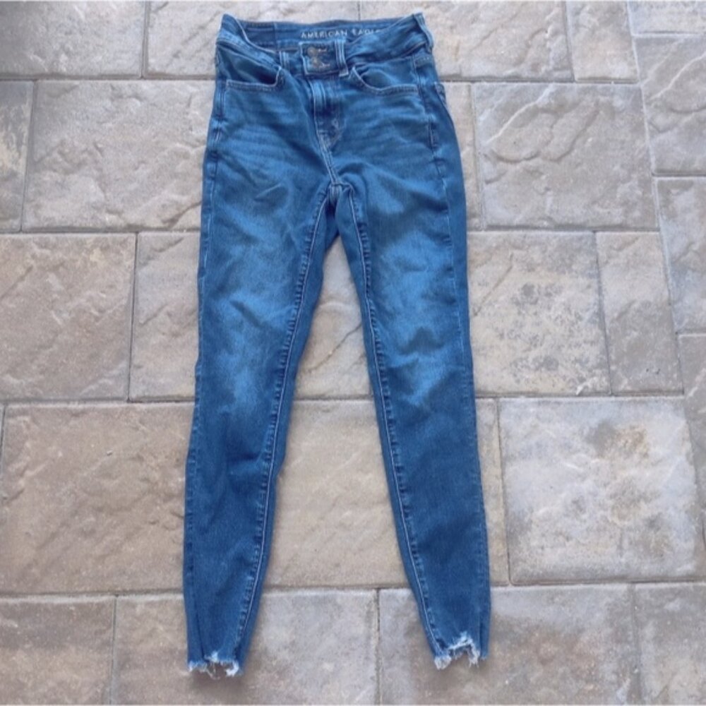 High Rise American Eagle Skinny Jeans